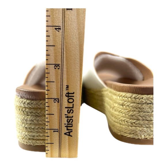 Chinese Laundry White Espadrille Sandals - Size 10 - Picture 6 of 7